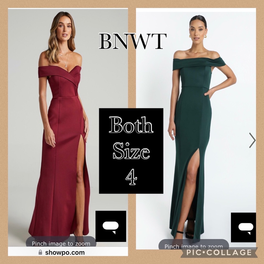 BNWT SHOWPO  size 4 dresses
